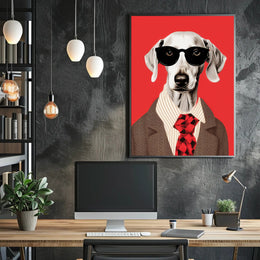 Whimsical Doggy Style: Pop Culture Poster PosterGoat