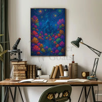Whimsical Enchanted Fantasy World Artistic Poster PosterGoat