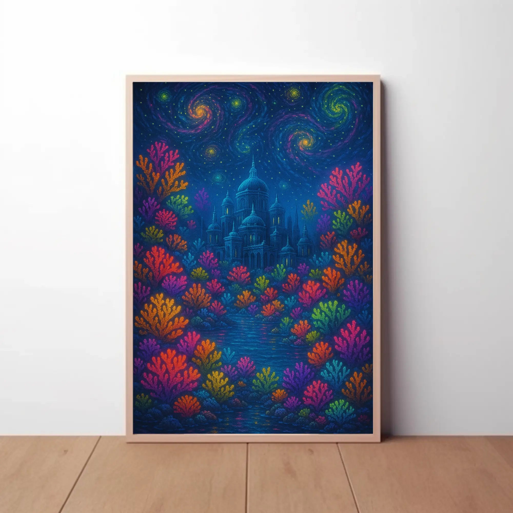 Whimsical Enchanted Fantasy World Artistic Poster PosterGoat