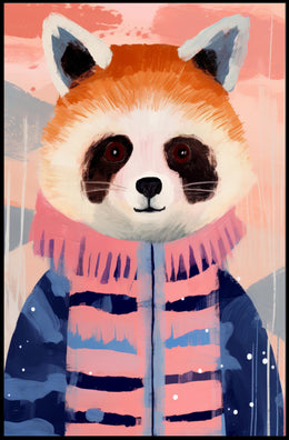 Whimsical Red Panda Animal Poster PosterGoat