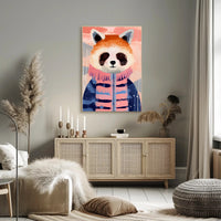 Whimsical Red Panda Animal Poster PosterGoat