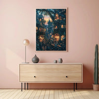Whimsical Village Fantasy: Artistic, Pop Culture Poster PosterGoat