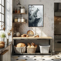 White Fox Elegance: Mystical Animal Poster PosterGoat