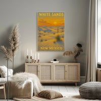 White Sands New Mexico Scenic National Park Poster PosterGoat