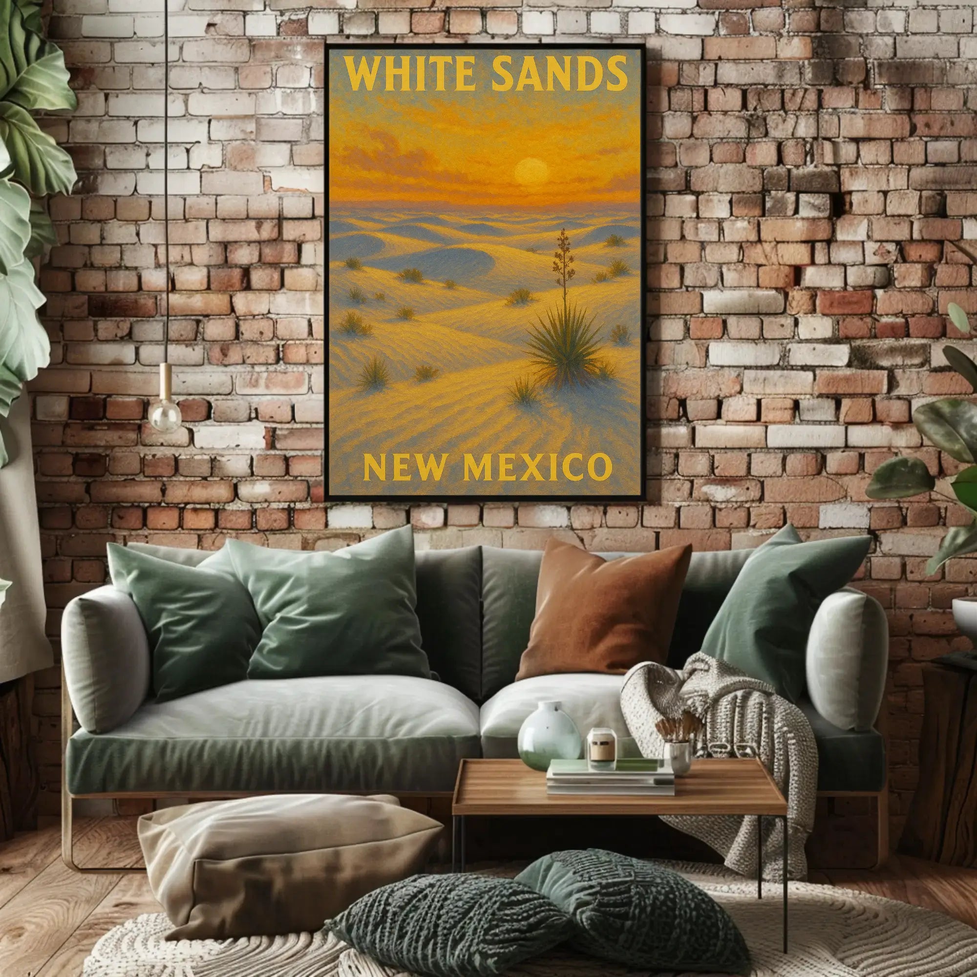 White Sands New Mexico Scenic National Park Poster PosterGoat