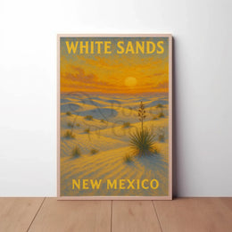 White Sands New Mexico Scenic National Park Poster PosterGoat