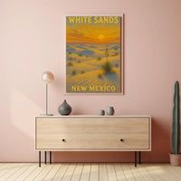 White Sands New Mexico Scenic National Park Poster PosterGoat