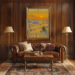 White Sands New Mexico Scenic National Park Poster PosterGoat