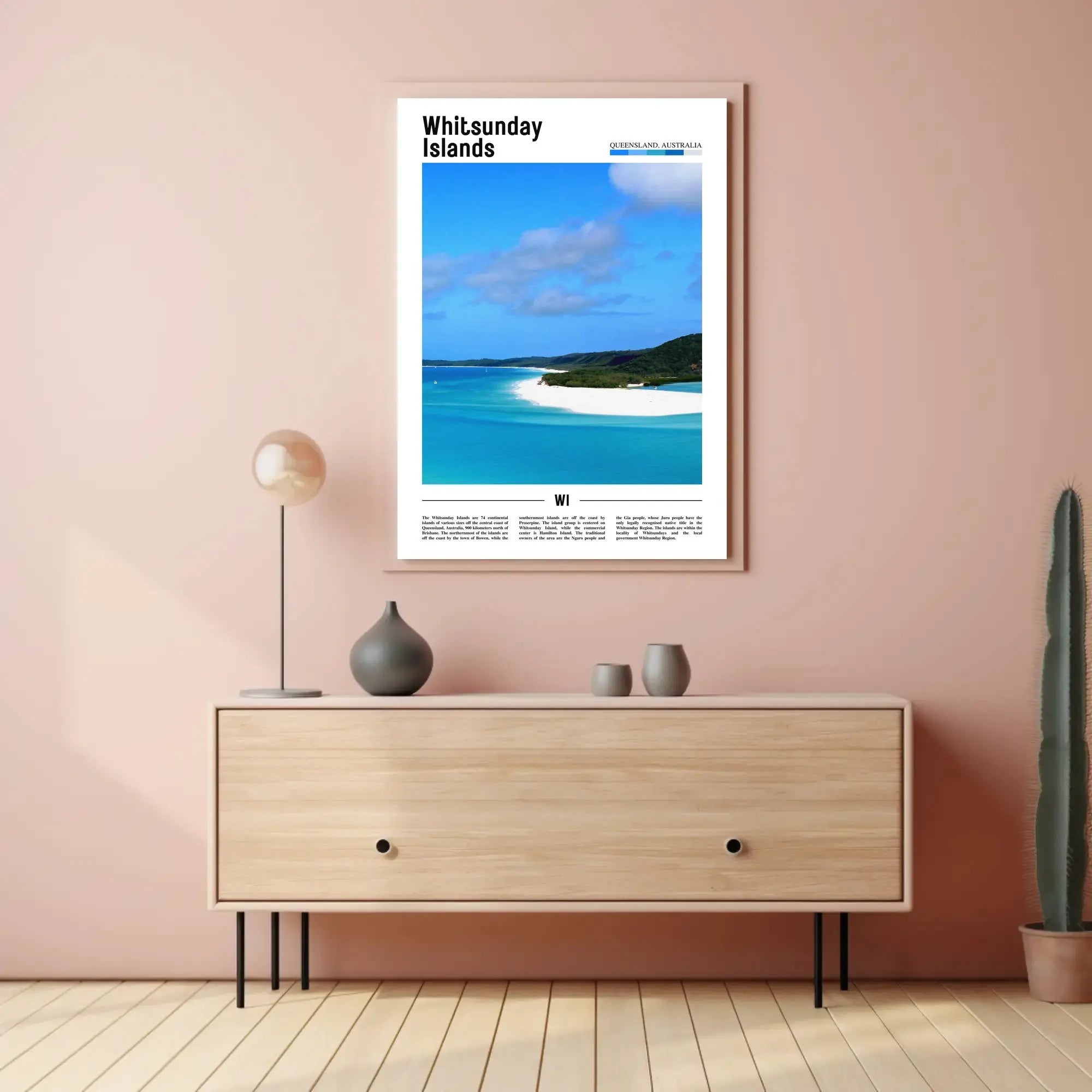 Whitsunday Islands Serene Getaway Travel Poster PosterGoat