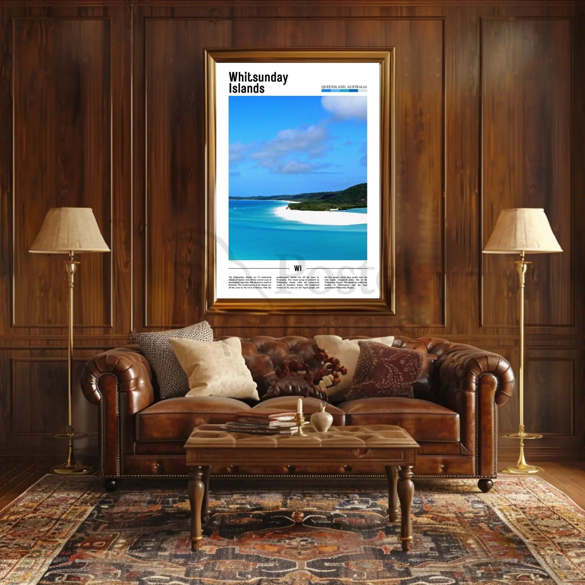 Whitsunday Islands Serene Getaway Travel Poster PosterGoat