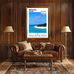 Whitsunday Islands Serene Getaway Travel Poster PosterGoat
