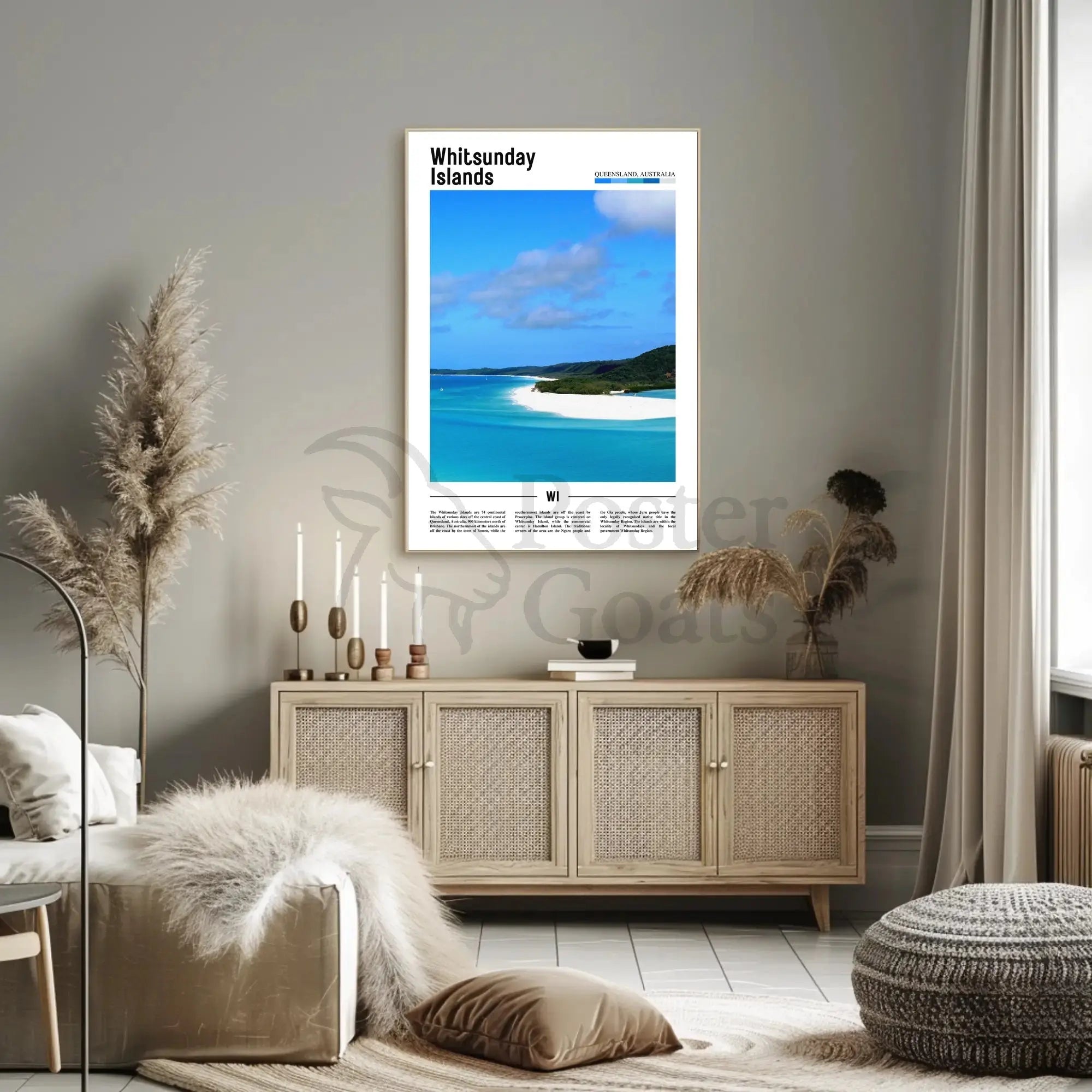 Whitsunday Islands Serene Getaway Travel Poster PosterGoat