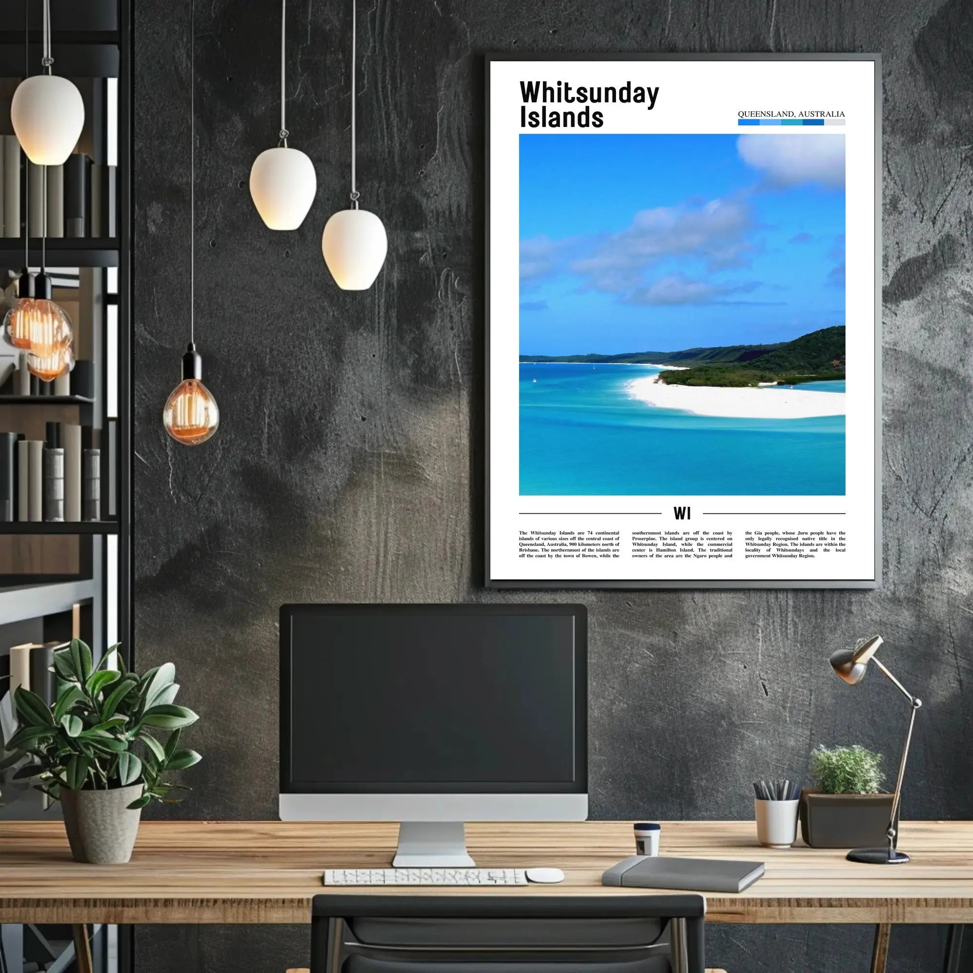 Whitsunday Islands Serene Getaway Travel Poster PosterGoat