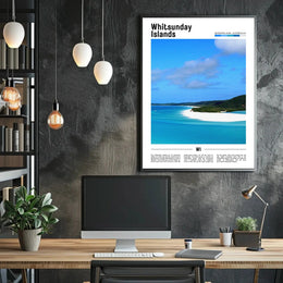 Whitsunday Islands Serene Getaway Travel Poster PosterGoat