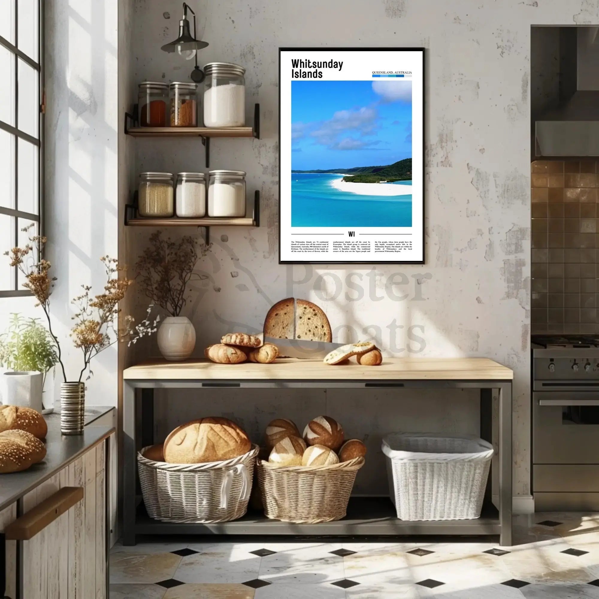 Whitsunday Islands Serene Getaway Travel Poster PosterGoat