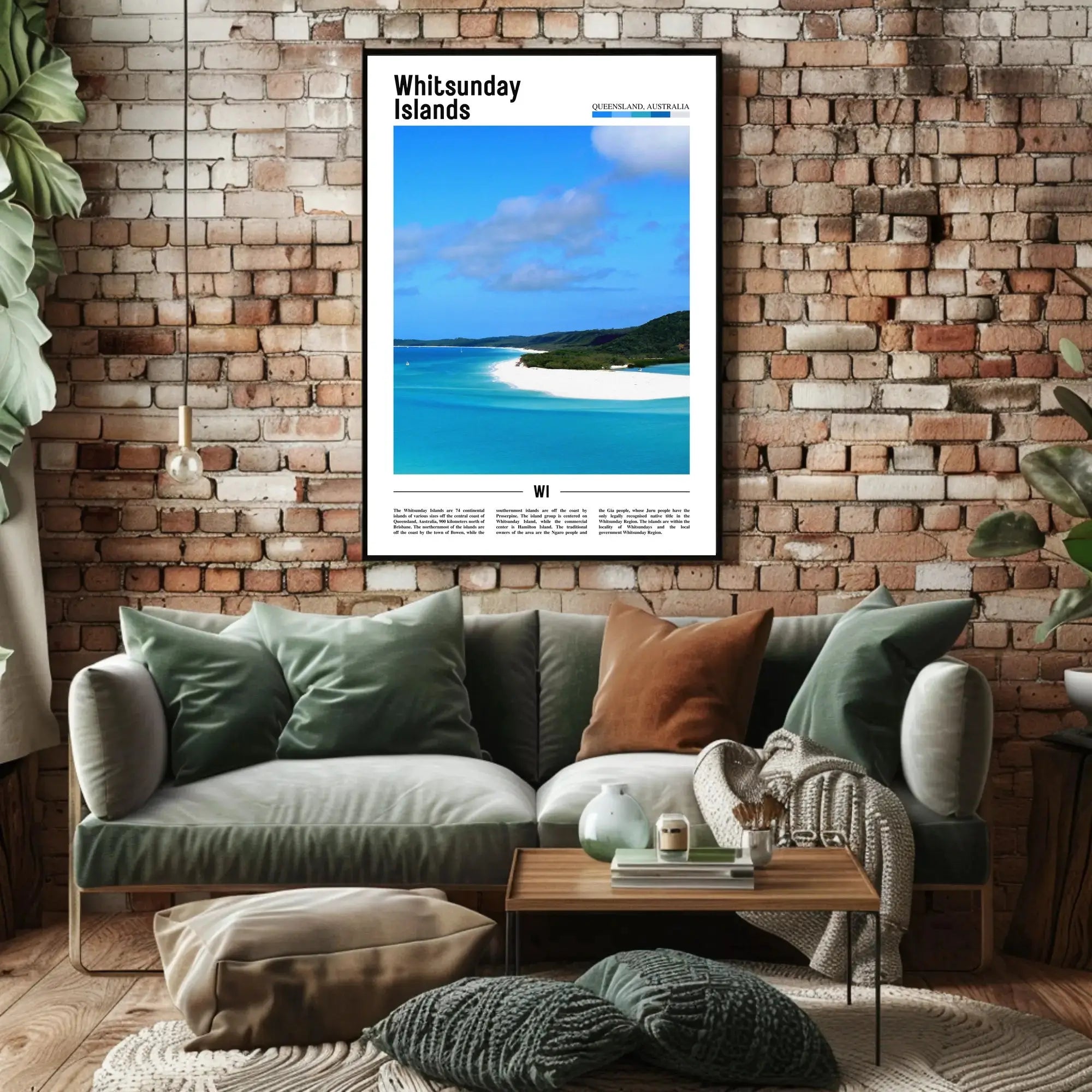 Whitsunday Islands Serene Getaway Travel Poster PosterGoat