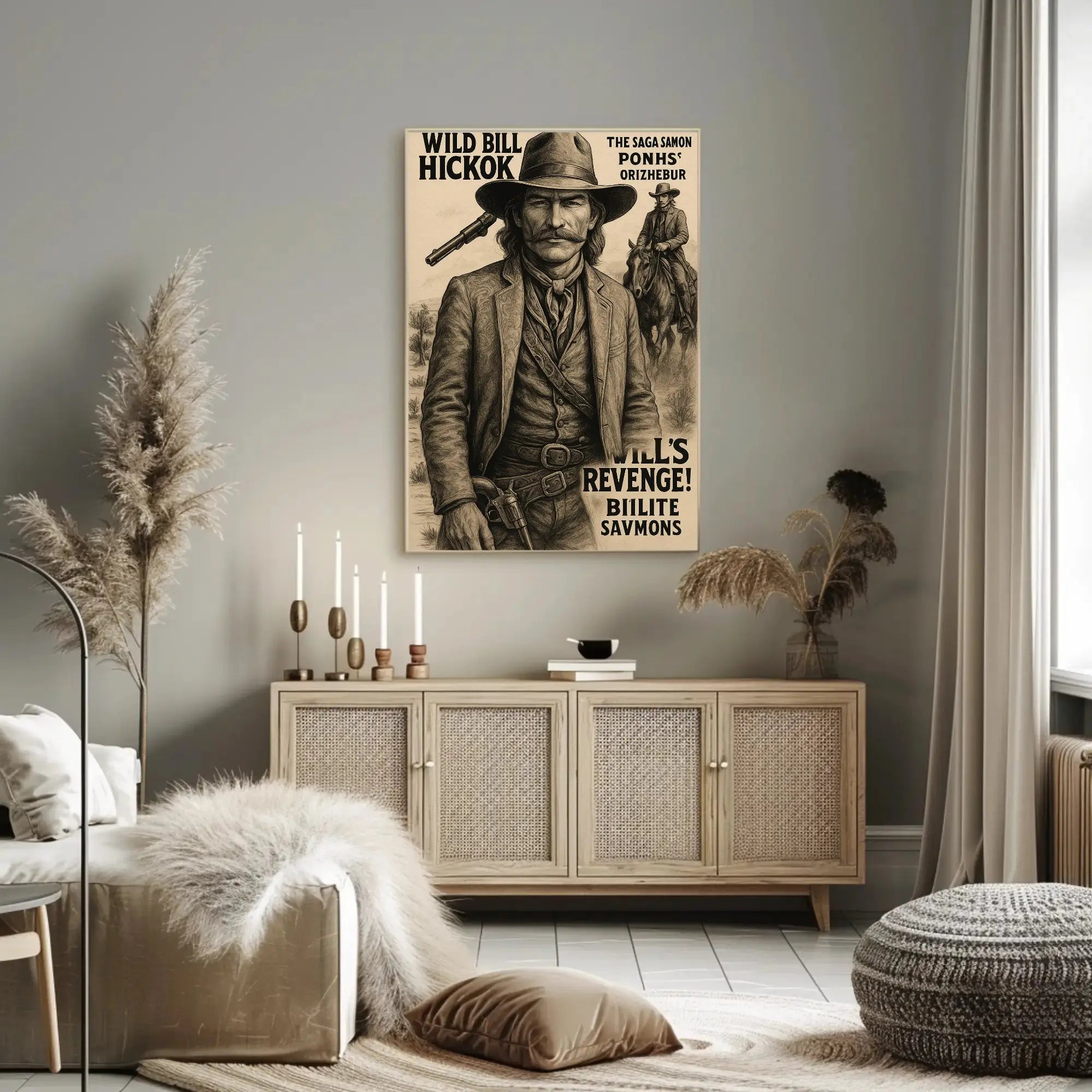 Wild Bill Hickok Revenge Western-themed Heritage Poster PosterGoat