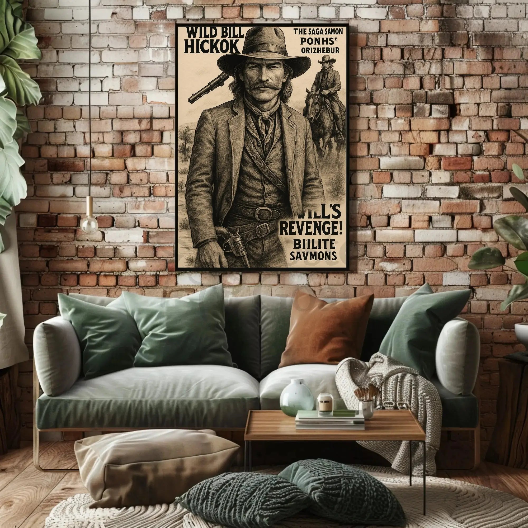 Wild Bill Hickok Revenge Western-themed Heritage Poster PosterGoat