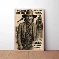 Wild Bill Hickok Revenge Western-themed Heritage Poster PosterGoat