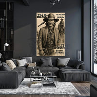 Wild Bill Hickok Revenge Western-themed Heritage Poster PosterGoat