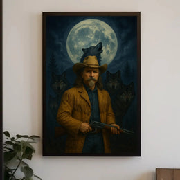 Wild Bill Hickok Rugged Cowboy Wilderness Heritage Poster PosterGoat