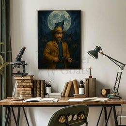 Wild Bill Hickok Rugged Cowboy Wilderness Heritage Poster PosterGoat