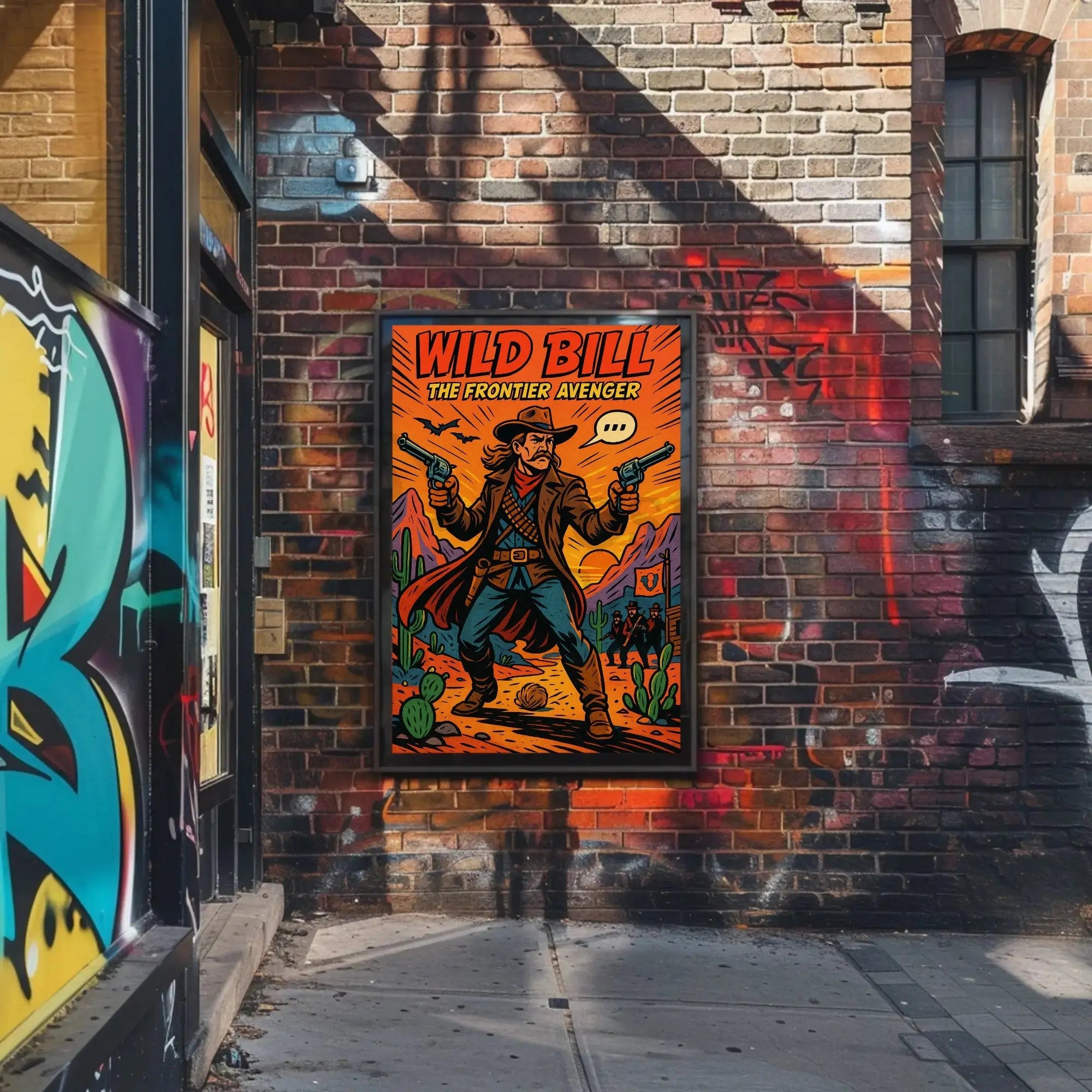 Wild Bill's Frontier Adventure Western Poster PosterGoat