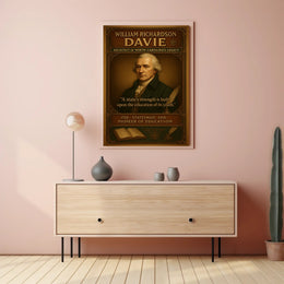 William Richardson Davie Legacy Poster Art Print PosterGoat