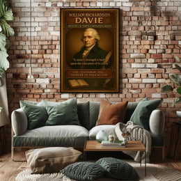 William Richardson Davie Legacy Poster Art Print PosterGoat
