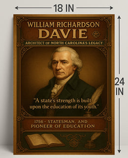 William Richardson Davie Legacy Poster Art Print PosterGoat