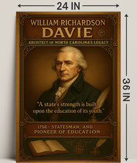 William Richardson Davie Legacy Poster Art Print PosterGoat