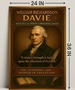 William Richardson Davie Legacy Poster Art Print PosterGoat