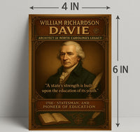 William Richardson Davie Legacy Poster Art Print PosterGoat