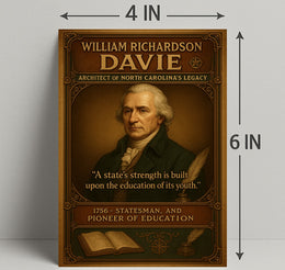 William Richardson Davie Legacy Poster Art Print PosterGoat