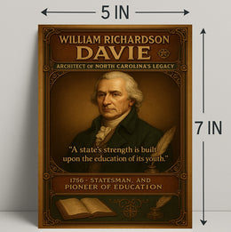 William Richardson Davie Legacy Poster Art Print PosterGoat