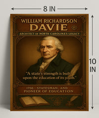 William Richardson Davie Legacy Poster Art Print PosterGoat