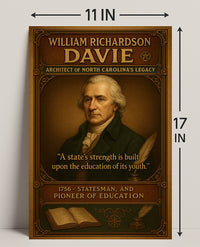 William Richardson Davie Legacy Poster Art Print PosterGoat
