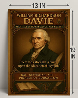 William Richardson Davie Legacy Poster Art Print PosterGoat