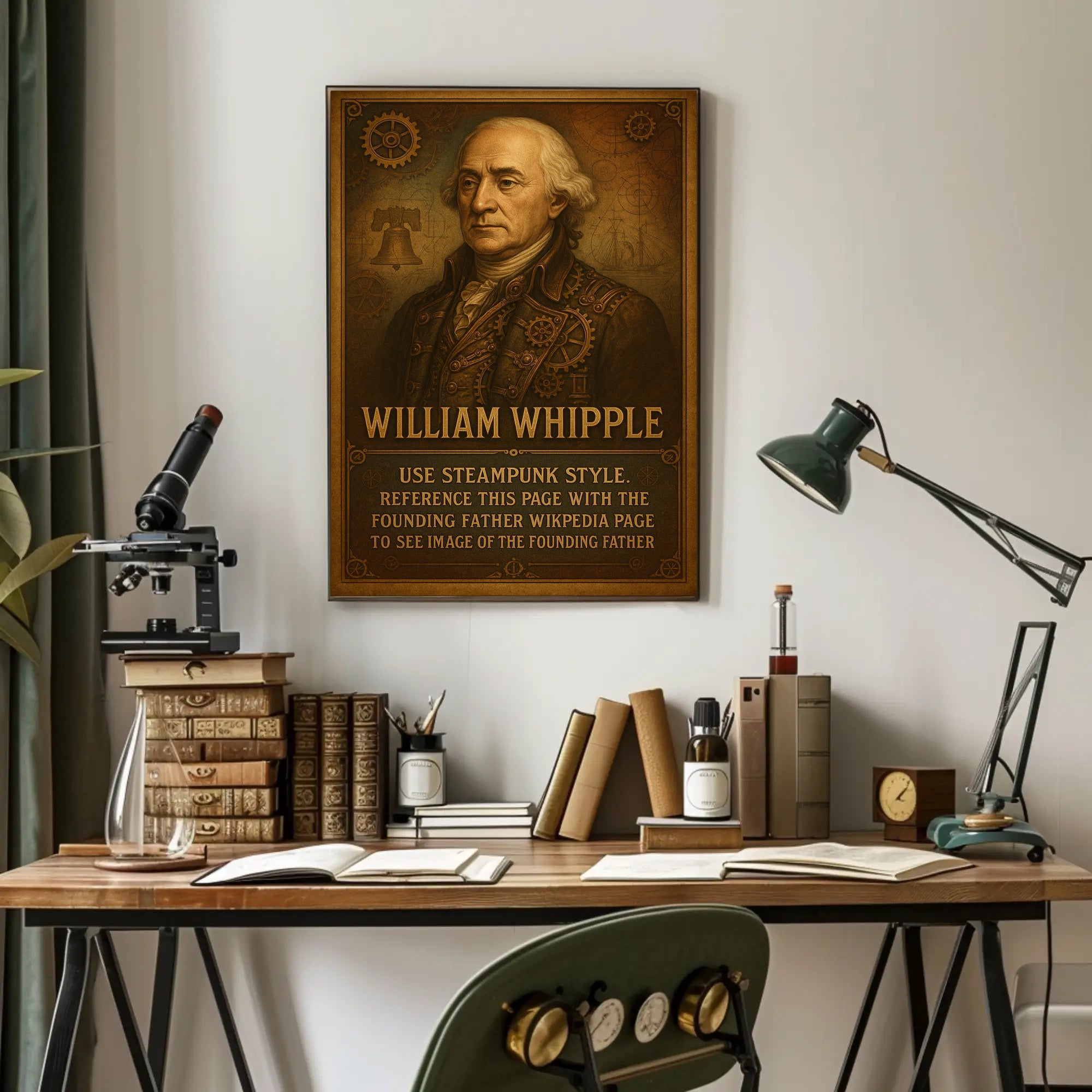 William Whipple Steampunk Tribute Poster PosterGoat