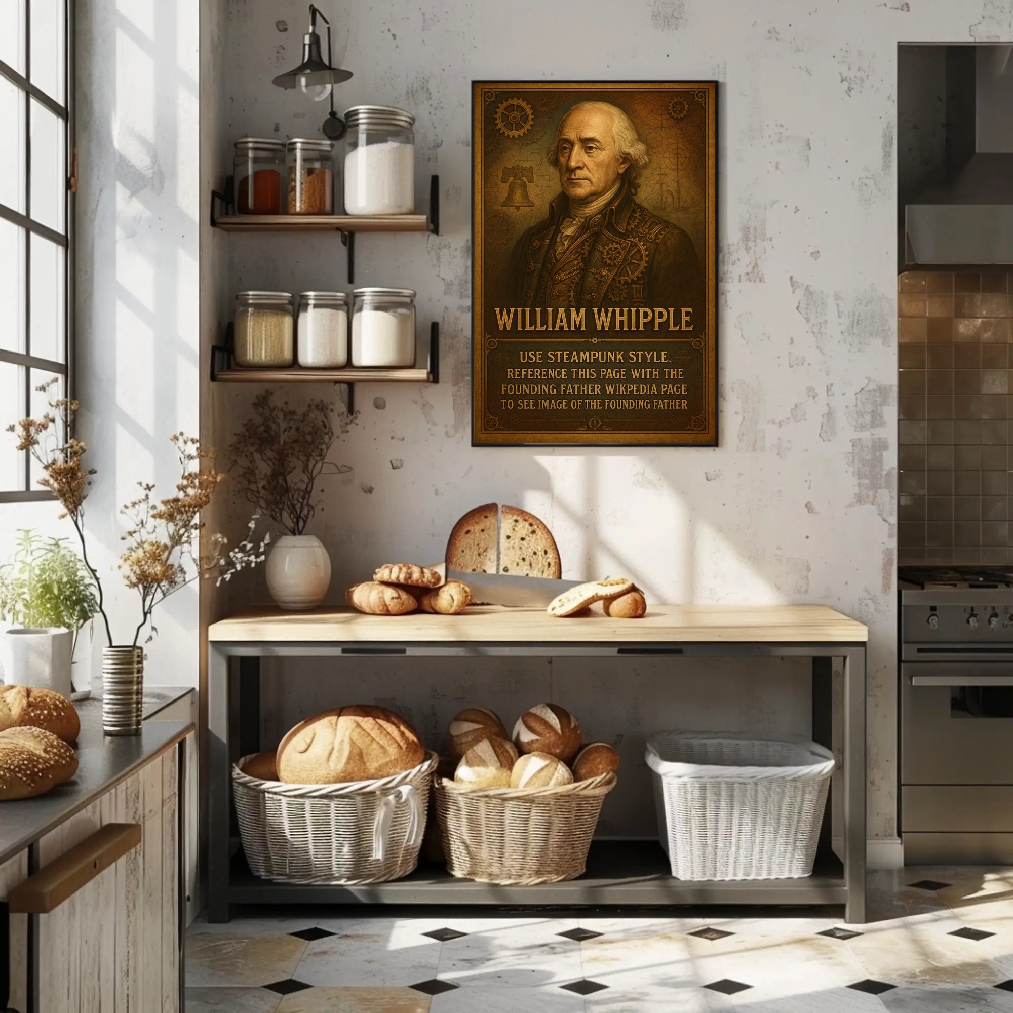William Whipple Steampunk Tribute Poster PosterGoat