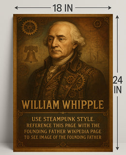 William Whipple Steampunk Tribute Poster PosterGoat
