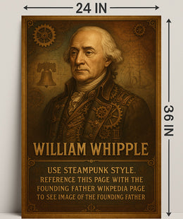 William Whipple Steampunk Tribute Poster PosterGoat