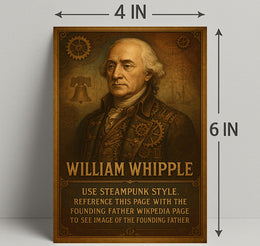 William Whipple Steampunk Tribute Poster PosterGoat