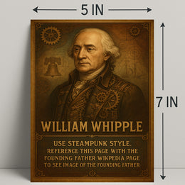 William Whipple Steampunk Tribute Poster PosterGoat
