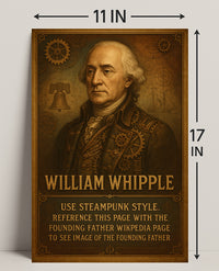 William Whipple Steampunk Tribute Poster PosterGoat