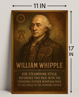 William Whipple Steampunk Tribute Poster PosterGoat