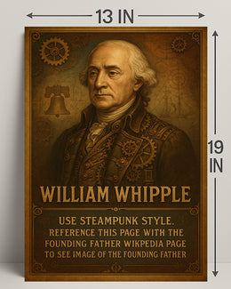 William Whipple Steampunk Tribute Poster PosterGoat