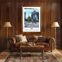 Williamsburg Mural Street Scene Artistic Poster PosterGoat