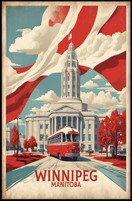 Winnipeg Architecture Heritage Urban or Cityscape Poster PosterGoat