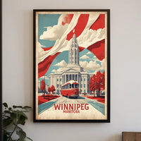 Winnipeg Architecture Heritage Urban or Cityscape Poster PosterGoat